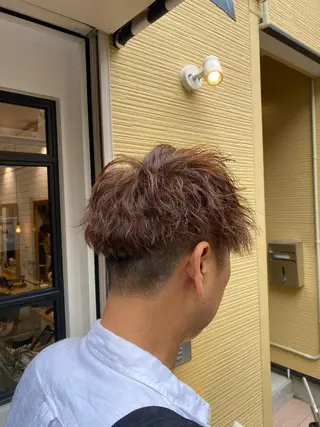 ショート パーマ ショート、メンズ 一日1名限定枠⚡️のヘアスタイル