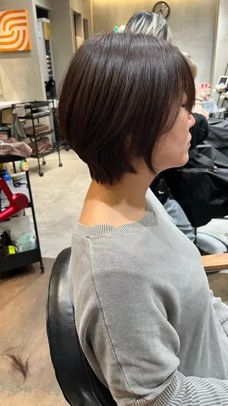 ショート 赤み消し艶カラー🍒 髪質改善　KAIのヘアスタイル