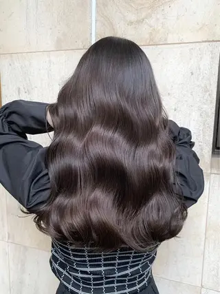 セミロング カラー 韓国系レイヤー特化 hiroのヘアスタイル