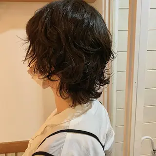 ショート パーマ ショート& パーマ　坂本のヘアスタイル