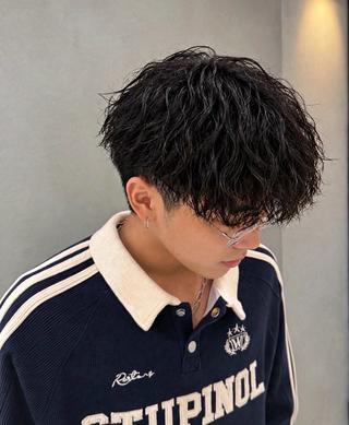 ショート パーマ 札幌美容師|ショート メンズパーマ 村上のヘアスタイル