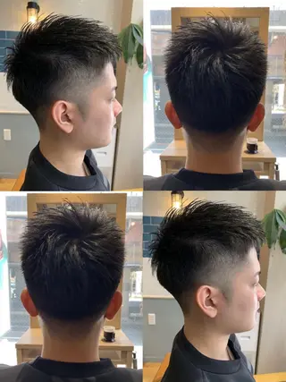 ショート カラー パーマ ヘアアレンジ メンズ 🔥メンズパーマ 特化 渡辺一翔のヘアスタイル