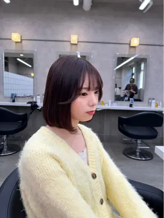 ミディアム カラー パーマ ヘアアレンジ メンズ キッズ 韓国系🇰🇷🩶 艶暗髪/MEIのヘアスタイル