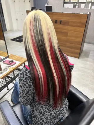 ロング カラー KEISUKE🐶 カラー×エクステ特化のヘアスタイル