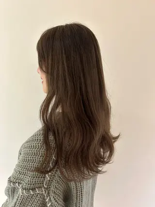 ロング 田中 樹奈のヘアスタイル