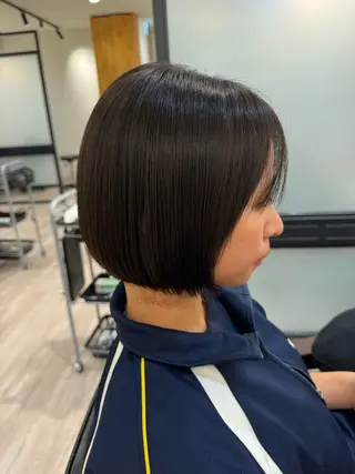 ショート 大船🫧ボブ・レイヤ ー・メンズ持田樹のヘアスタイル