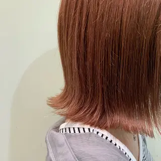 ミディアム カラー フェザー/ニュアンス パーマ/ryutoのヘアスタイル