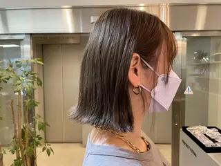 ミディアム 吉留愛加/ 似合わせカットのヘアスタイル
