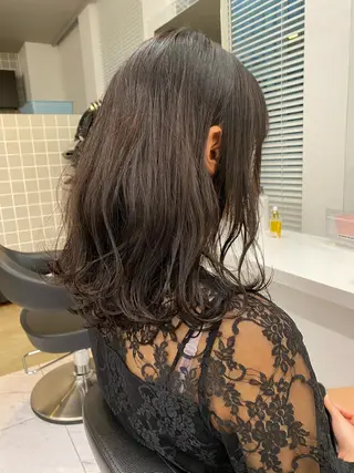 ミディアム カラー ヘアアレンジ 💞あざと可愛い💞 児玉大地のヘアスタイル