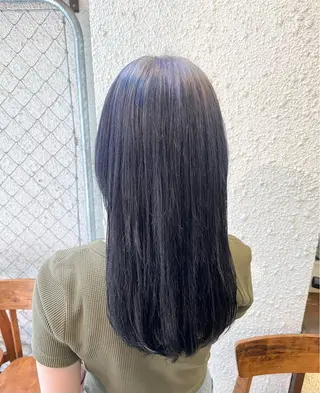 セミロング カラー ヘアアレンジ 🍀透明感カラー×垢 抜けボブ リクト💥のヘアスタイル