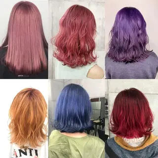 ミディアム カラー パーマ ヘアアレンジ メンズ キッズ ネイル マツエク・マツパ アイブロウ メンズヘアのカリスマ 北地　空のヘアスタイル