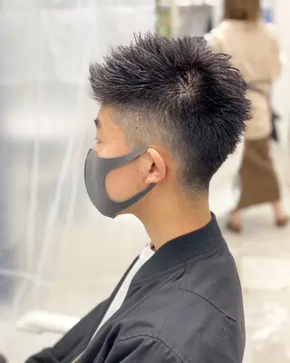 メンズ 🖤メンズアップ バング特化西郷🖤のヘアスタイル