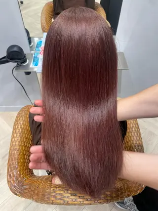 ロング カラー 竹内 亜由夢のヘアスタイル
