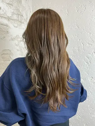 ロング カラー ヘアアレンジ 🪽髪質改善縮毛矯正 🤍MIU🤍のヘアスタイル