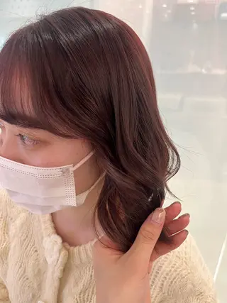 カラー 🌸銀座No.1パー マ🌸いでいあやのヘアスタイル