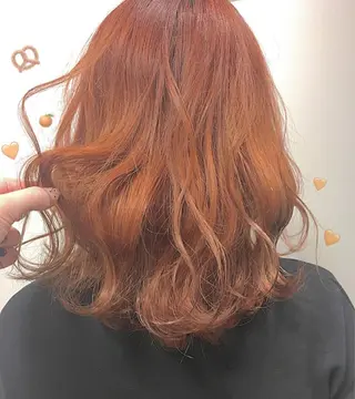 ミディアム ハイトーンカラー♡ yuのヘアスタイル