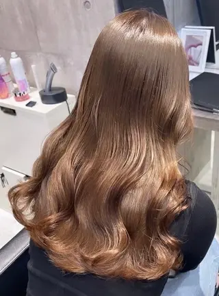 ロング カラー ヘアアレンジ レイヤーカット/ ハイトーン/ みうのヘアスタイル