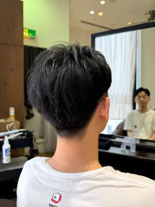ショート メンズ 溝口 槙里也のヘアスタイル