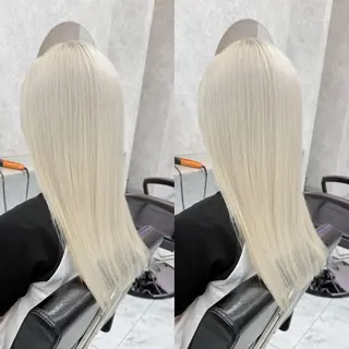 ロング カラー 🌺ハイトーン🌺 矢葺 なぎさ🌺🌺のヘアスタイル