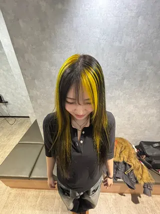 セミロング カラー 🌐NATSUMI 🌐【寒色カラー】のヘアスタイル