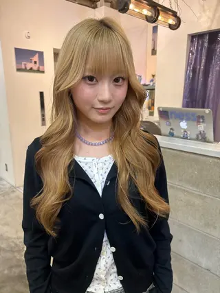 ロング ness/rina /透明感カラーのヘアスタイル