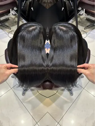 ロング カラー 🩵レイヤー✖︎ 髪質改善🩵リョウヤのヘアスタイル