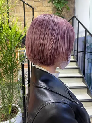 ショート カラー コトミ【メンズ】 【曲がる縮毛矯正】のヘアスタイル