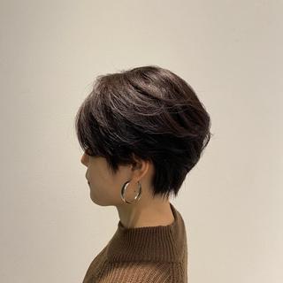 ショート カラー Rubik's 梅田茶屋町/叶莉のヘアスタイル