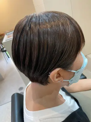 ショート カラー hair salon mokuri〜木音〜のヘアスタイル