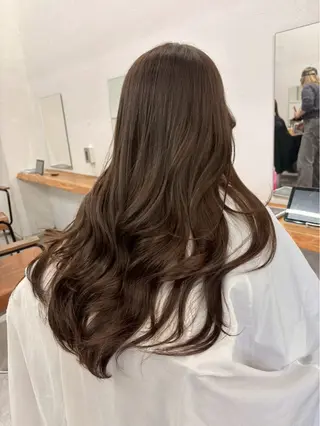 ロング 杉田 遥香のヘアスタイル