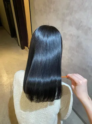 ロング 【髪質改善】カラー 韓国ヘア🎀RISAのヘアスタイル