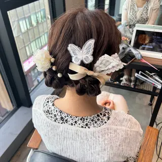 ヘアアレンジ MOMO おおたかの森🎀のヘアスタイル