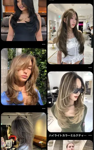 ロング 優李 ゆうりのヘアスタイル