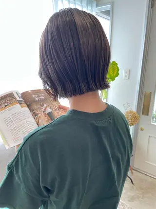 ショート カラー ヘアアレンジ ✿ 𝚜𝚊𝚔𝚒 ✿のヘアスタイル