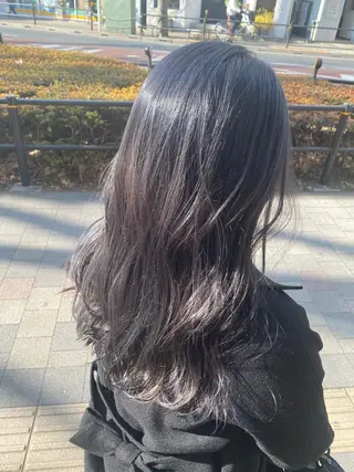 ロング カラー ヘアアレンジ TSUNA 🌙 Lim 五反田のマツエク・マツパデザイン