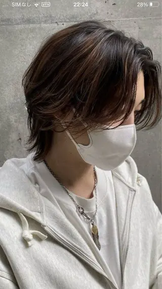 メンズ manami/ ハッシュレイヤーのヘアスタイル