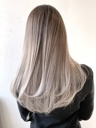 ロング カラー 京都駅/透明感カラー 🖤sakiのヘアスタイル