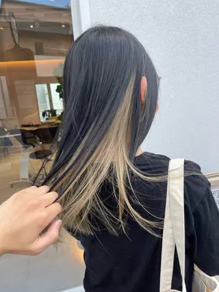 ロング カラー 城間 晴人のヘアスタイル