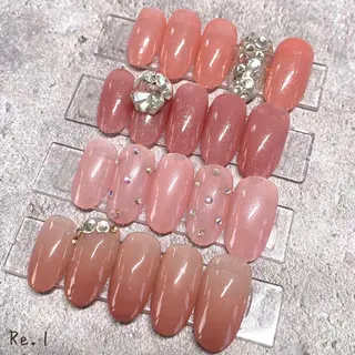 ネイル モチの良さ◉ フィルインネイル♡のネイルデザイン