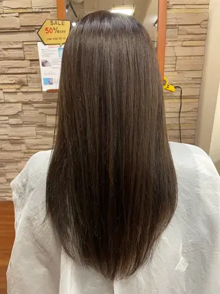 ロング カラー 浅岡 昭汰のヘアスタイル