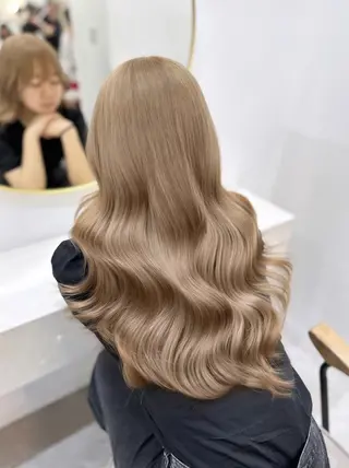 カラー 🎀sakura🎀 艶髪/韓国/ワンホンのヘアスタイル