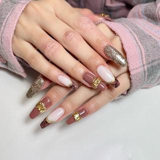 ネイル By moonネイル 🌷ワンホン/韓国風のネイルデザイン