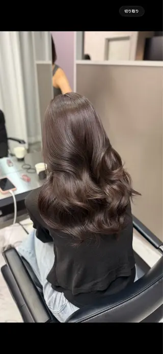 カラー CONOMI/艶髪/ 透明感グレージュのヘアスタイル