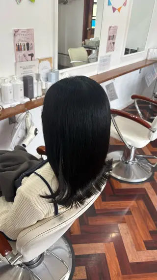 ミディアム mopa yuiのヘアスタイル