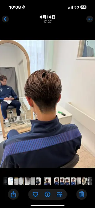 メンズ 堂北 開聖のヘアスタイル