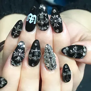 ネイル 渋谷/チップ長さ出し 👑アプレgel-xのネイルデザイン