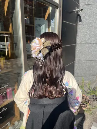 ヘアアレンジ Miwa🦋渋谷/透 明感カラー/韓国ヘアのヘアスタイル