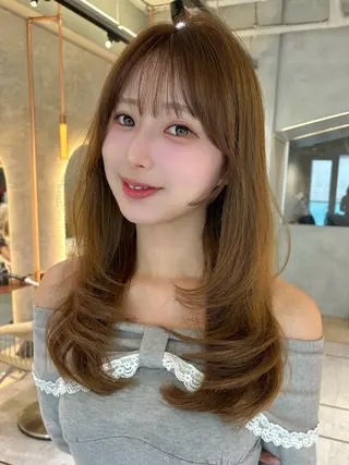 ロング 仙台Ｉ韓国レイヤー Ｉ髪質改善Ｉ伊藤拓海のヘアスタイル