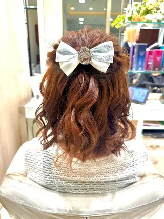 ミディアム ヘアアレンジ 新宿/レディース/ カラー特化/さくらのヘアスタイル