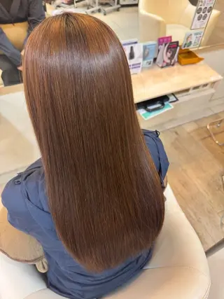 ロング 💎縮毛矯正💎艶髪 💎レイヤー💎津村のヘアスタイル